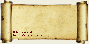 Vesna Adamović vizit kartica